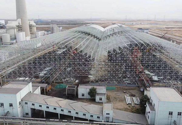 國家電廠(chǎng)封煤工程，FRP采光板項目